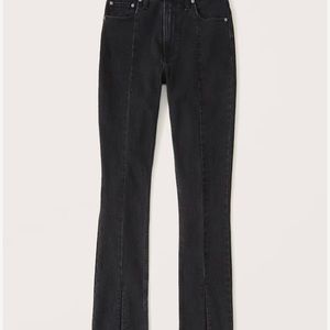 Abercrombie Curve Love High Rise Skinny Jean with Split Hem
